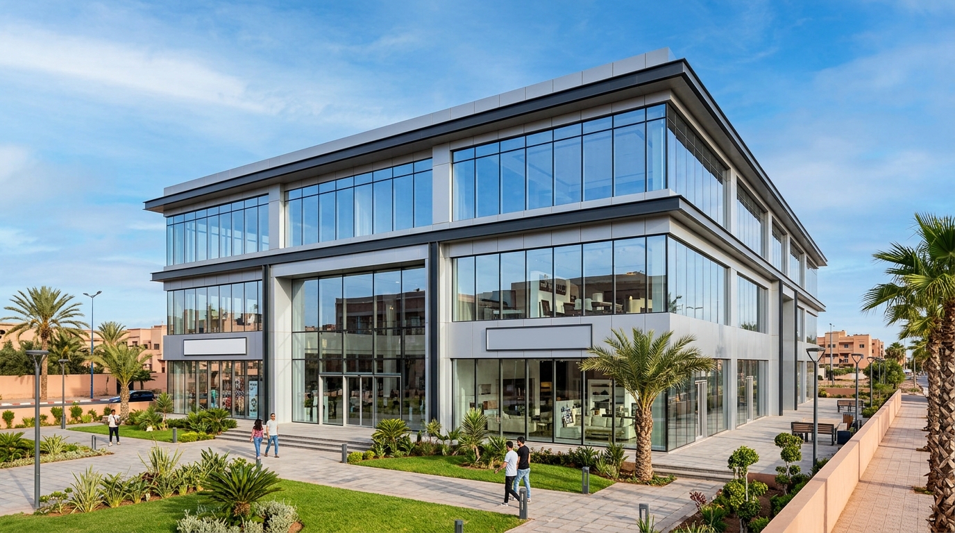 Centre commercial à Bouskoura